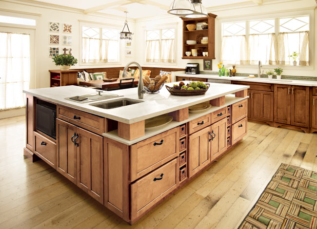 KraftMaid High-Quality Kitchen Cabinets, Solid-Wood Cabinets